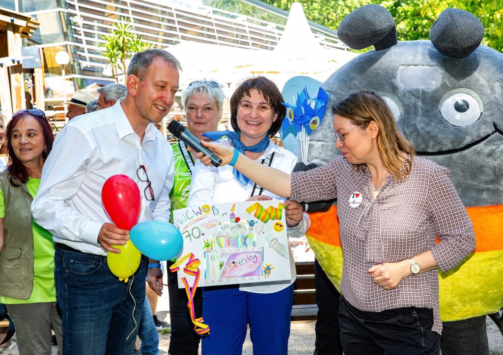 Conny Hartmann im Gespräch mit dem Vorstand