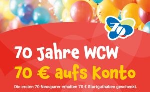 Sparaktion 70 Jahre